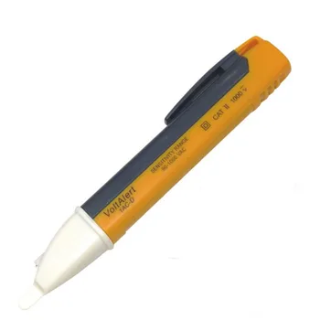 

500pcs/lot Electric Socket Wall AC Power Outlet Voltage Detector Sensor Tester Pen LED light indicator 90-1000V