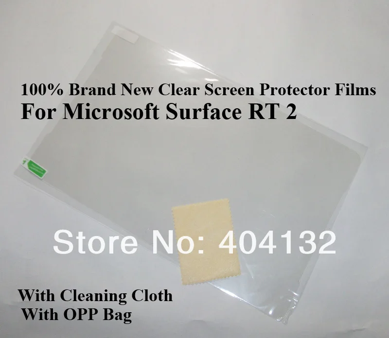 100 шт для microsoft Surface 2 прозрачная защитная пленка для экрана для Surface RT 2-By DHL/FedEx