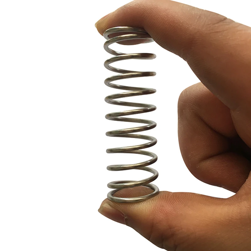 

Custom Made Machine Metal Coiled Compression Springs Manufacturer, 3 mm Wire Diameter x25 mm Out Diameter x (60-105)mm Length