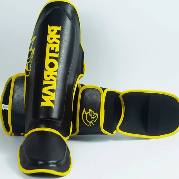 Pretorian prosion Grant Booxing Ticken Shinguards Greaves Instep Mma Foot Muay Thai Twins Перчатки Боевые мужские защитные щитки Mma - Цвет: 5