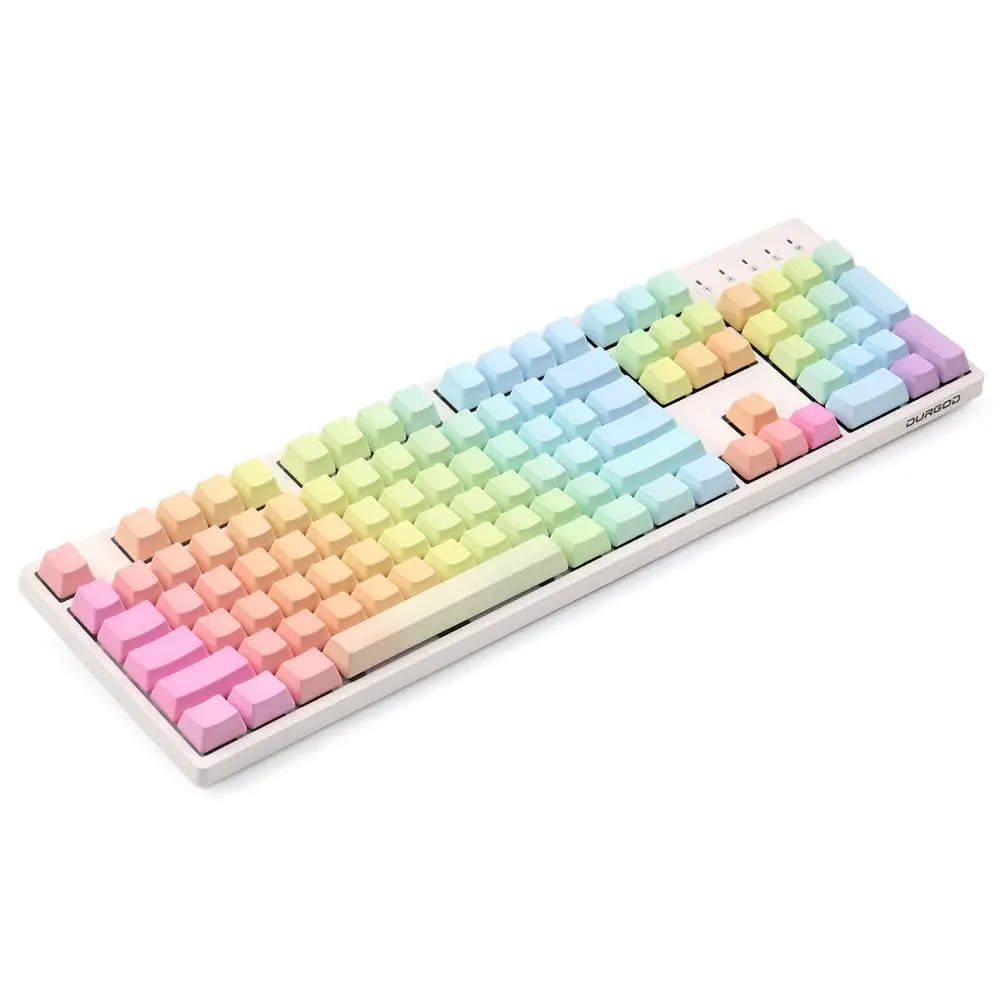 Пустые pbt колпачки для ключей толстые 1976 oem профиль радужные распространяется wried