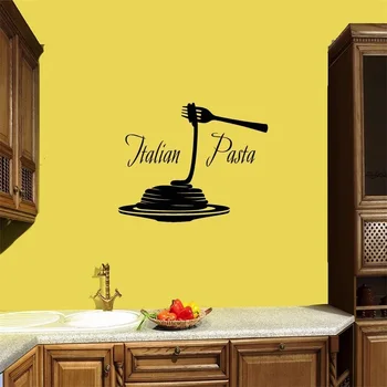 

Wall Stickers Vinyl Decal Italian Pasta Restaurant Italy For Kitchen