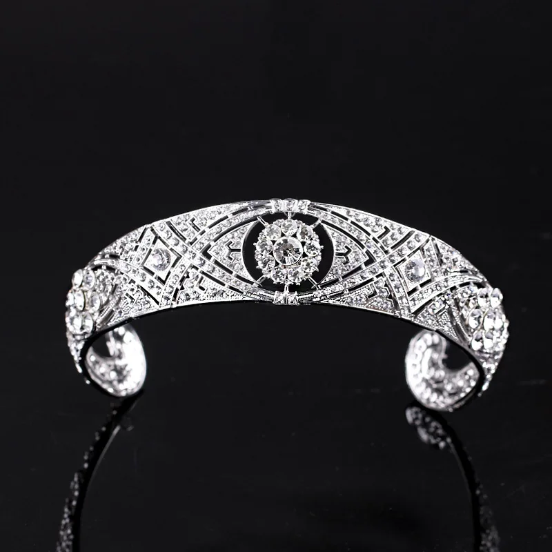 

Fashion Jewelry Ladies Stunning Bridal Princess Rhinestone Crystal Prom Wedding Tiara Crown Women Hair Jewelry LB