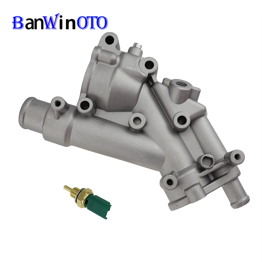 Aluminum Flange Engine Cooling Kit For Peugeot 307 407 Citroen C4 C5 9687927980 1338.AV 1338AV 1336.X9