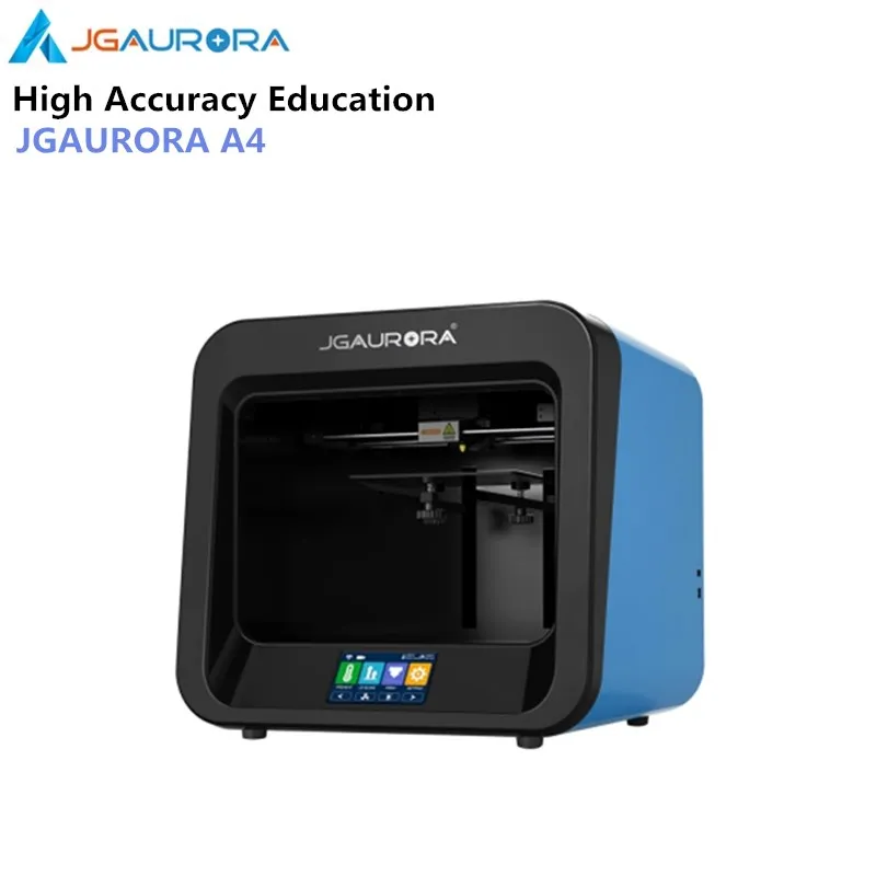 

JGAURORA A4 3D Printer High Accuracy Education Desktop 3D printing 4.3 Inch HD Mini Printing Machine Support USB Stick As Gift