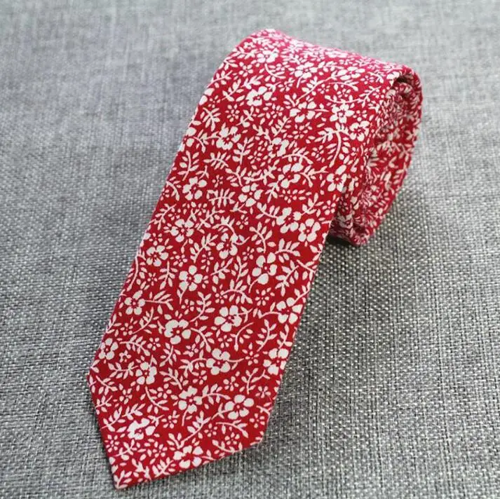 GUSLESON Модный тонкий мужской галстук, хлопчатобумажный галстук для мужчин, повседневный Галстук Пейсли для мужчин, деловые галстуки, вечерние галстуки для жениха - Цвет: 12