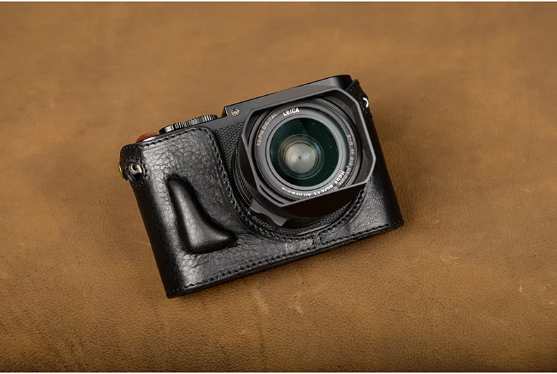 [VR] Модный чехол ручной работы из натуральной кожи для камеры, сумка на половину тела для Leica Q Leica type 116, ручка для камеры, чехол для камеры