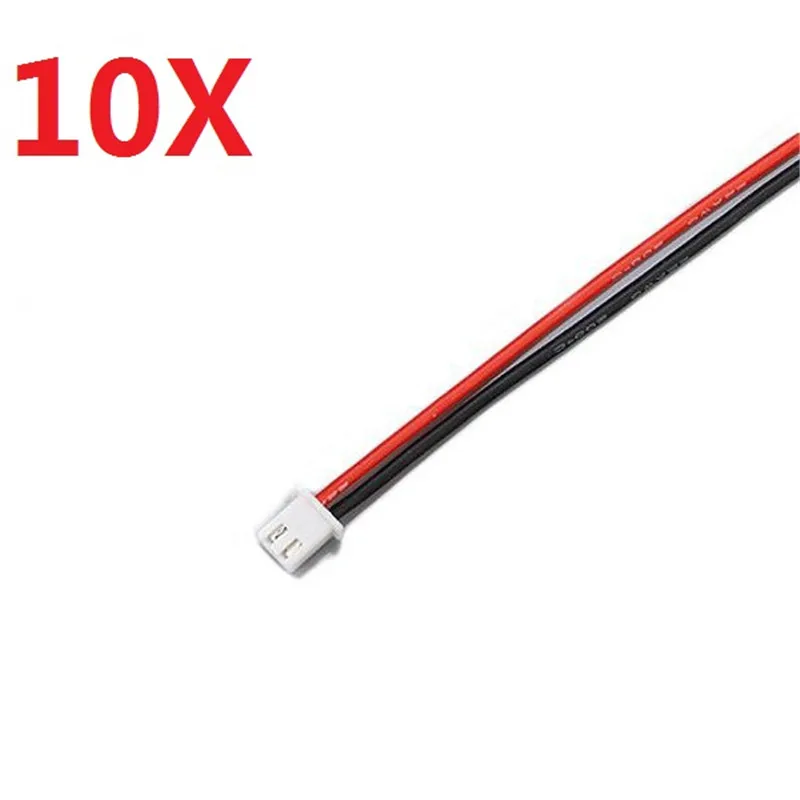 

10PCS 2.54XH 22AWG 13CM 1/2/3/4/6/8S 2/3/4/5/7/9Pin Plug Balance Cable Silicone Wire for Lipo Batteries Battery Charging