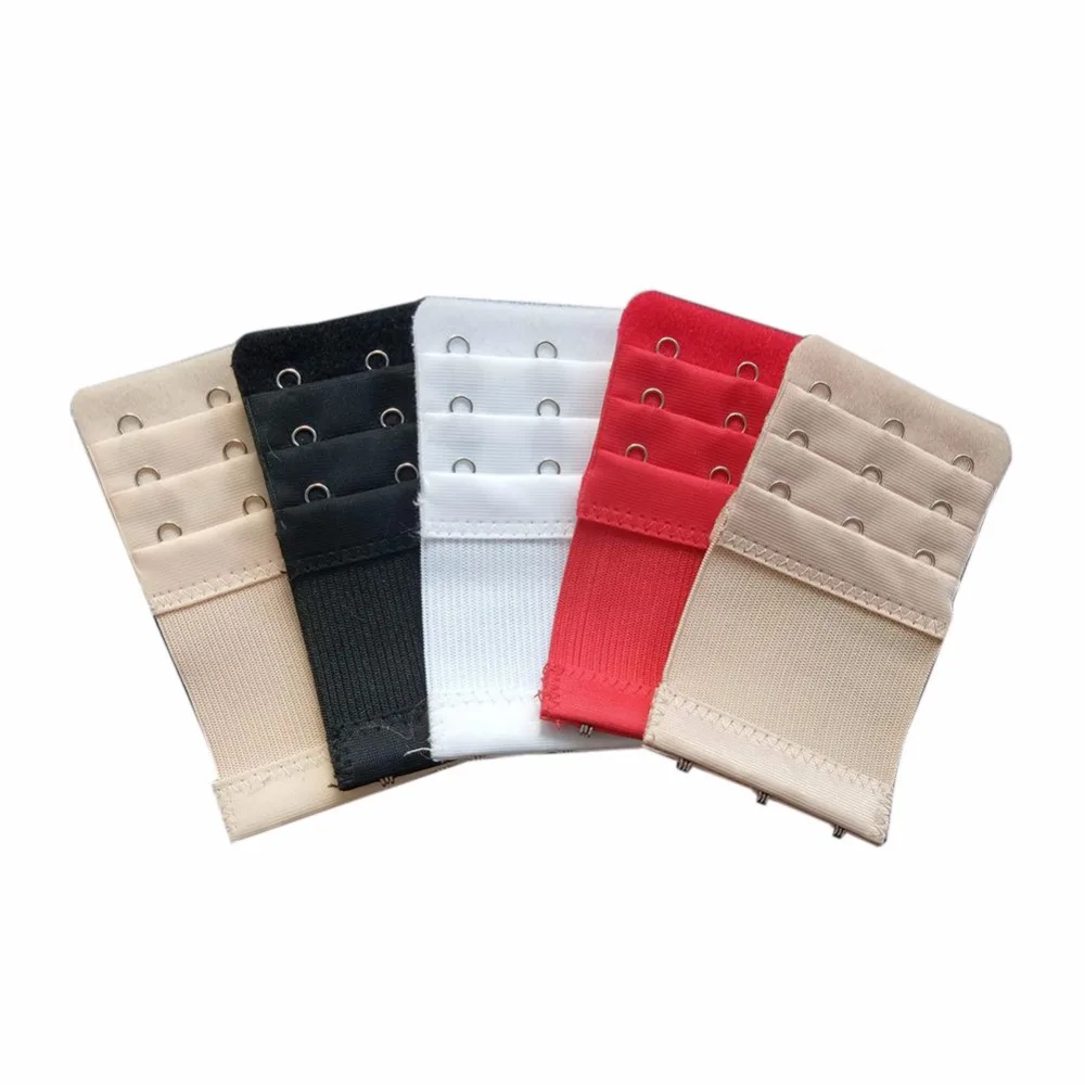 

1PC Bra Extender Strap Extension 3 Rows 3 Hooks Candy Color Intimates Replacement Bra Extender For Women