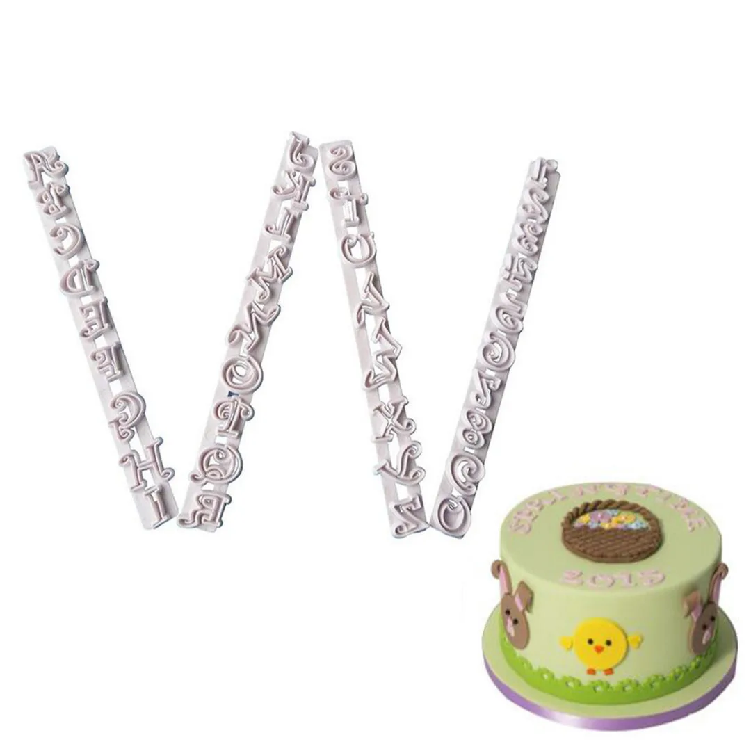 3D DIY Silicone Leter Fondant Cake Mold Baking Silicone Bakeware Mould