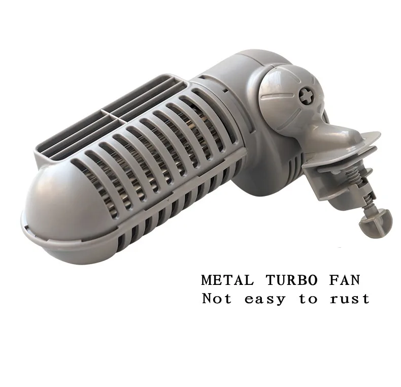 

ISTA fish tank mute turbine cooling fan Aquarium cooling fan with fixing frame 65-degree adjustable wind direction Strong wind
