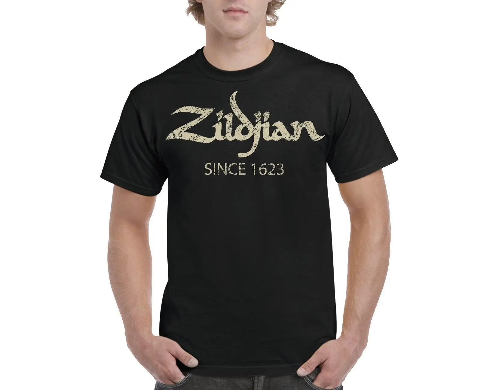 ZILDJIAN с 1623 года футболка Drummer тарелки взрослых размеров S к 4XL Топ | Мужская одежда