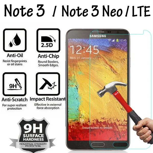 SM-N7505/SM-N900 N9005 защитное стекло на для Samsung Galaxy note 3 Note3 Nео LTE закаленное Стекло защитная пленка для самсунг галакси Note 3 Экран протектор защитный Стекло