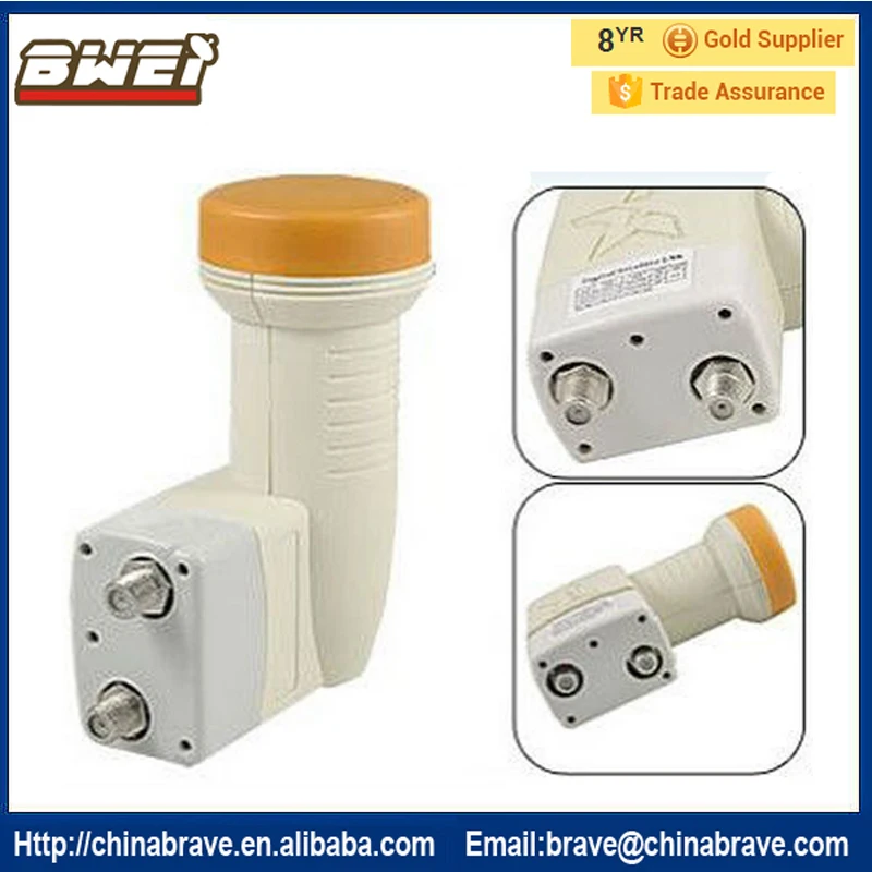 

Universal Ku Band Twin LNB For Satellite TV Receiver Digital Satellite