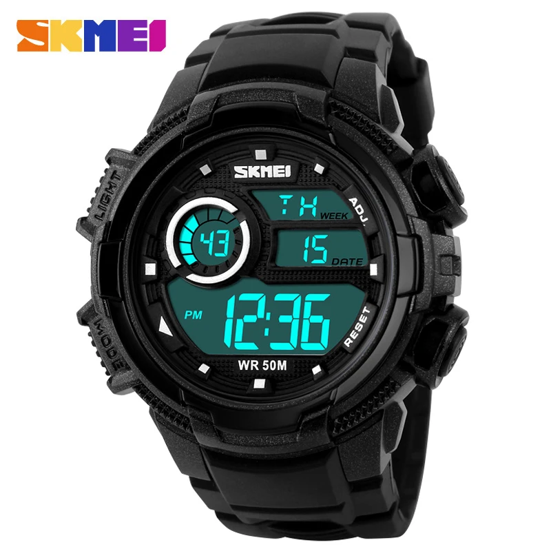 Student Sport Watches LED Waterproof Wristwatch Electronic Digital