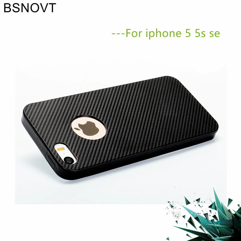 sFor iphone 5s Case 5 SE Cover Soft Carbon fiber Slim TPU Silicone Shockproof Phone For Plus for iphone5 |