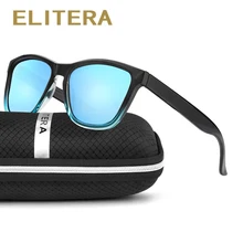 ELITERA New Fashion Polarized Women Sunglasses Famous Lady Brand Designer Gradient Colors Coating Mirror Sun Glasses UV400