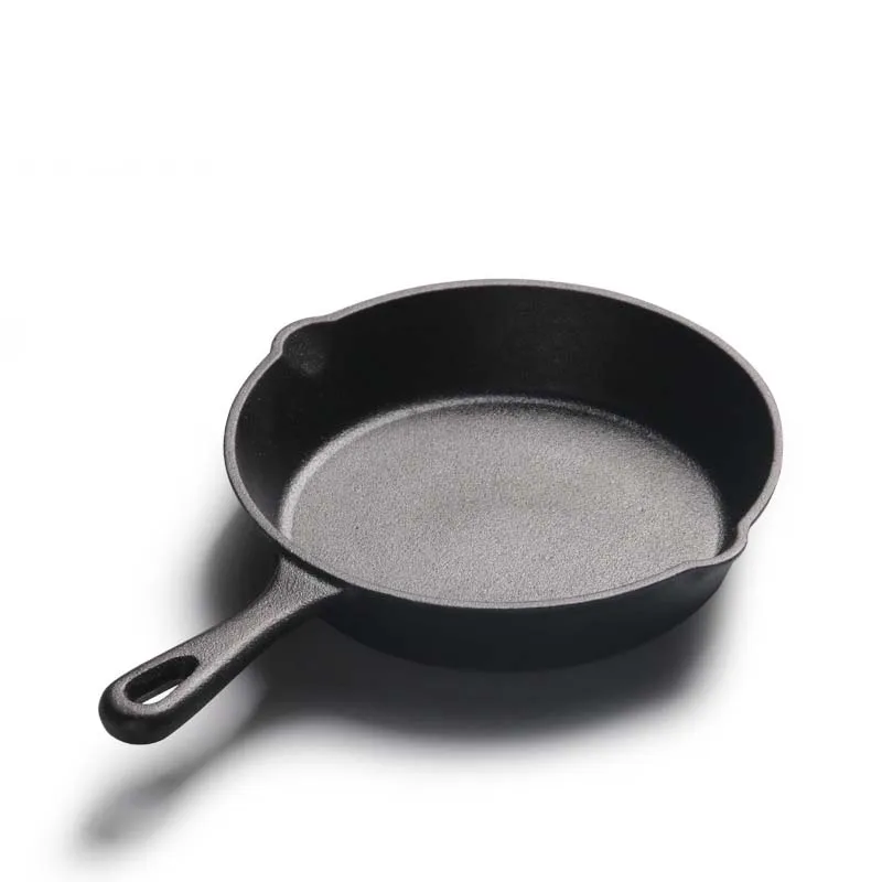 

Home kitchen cast iron soup pot flat bottom uncoated nonstick pan soup cookware