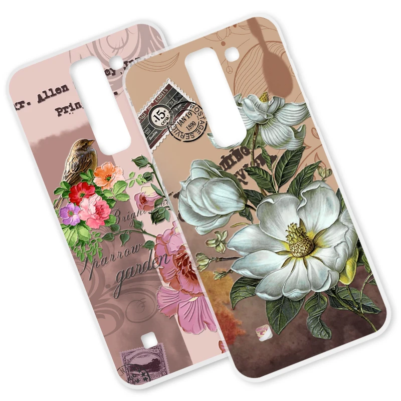 

ShuiCaoRen Soft Silicone Phone Case For LG Magna H522Y 3D Luxury Relief Flower Shockproof Cover For LG G4C H502f H500F Cases