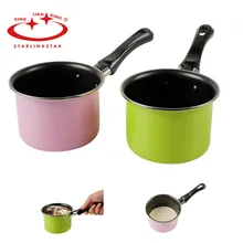 1 шт. нагревательный горшок из углеродистой стали с антипригарным покрытием, мини шоколадные молочные соусы, кастрюля для приготовления пищи, кухонная посуда, кухонные горшки, инструмент