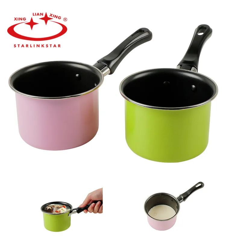 1PC Carbon Steel Heating Pot Nonstick Mini Chocolate Milk Sauces Saucepan Cooking Cuisine Pan Kitchenware Cooking Pots Tool 1PC Carbon Steel Heating Pot Nonstick Mini Chocolate Milk Sauces Saucepan Cooking Cuisine Pan Kitchenware Cooking Pots Tool