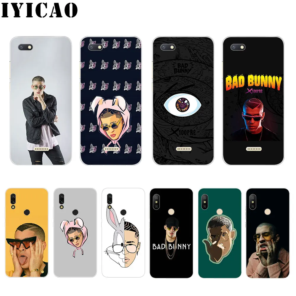 IYICAO Bad Bunny Hard Case for Xiaomi Redmi Note 3 4 5 6 7 Pro 5A Prime Cover | Мобильные телефоны и аксессуары
