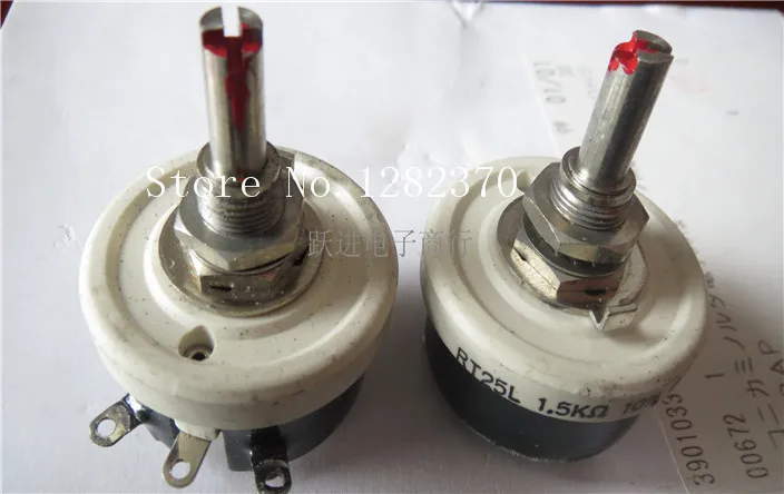

[BELLA] Imported VISHAY Vishay - Sfernice RT25L 1.5K 10% ceramic wirewound potentiometers handle length 24MM --2PCS/LOT