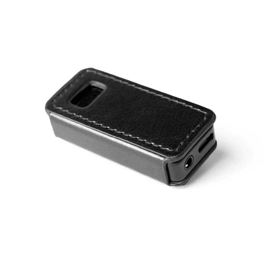 Новинка 100% кожаный чехол BTR3 для FiiO черный с адаптером Bluetooth|Сумки и чехлы плееров