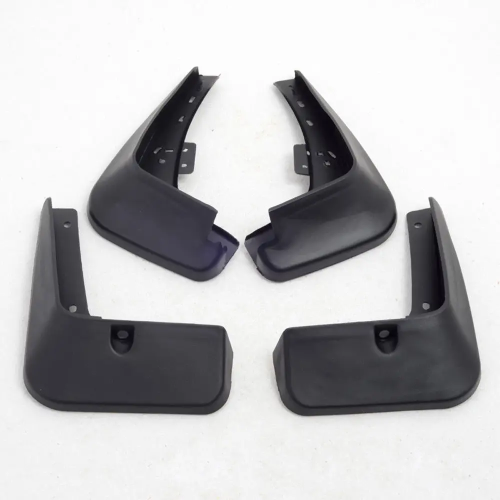 

4x Black High Quality Car Splash Guards Mud Flaps Mudguard Kit For Honda Accord 2003-2007