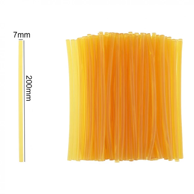 10 Pcs Yellow Color 7MM Hot Melt Glue Sticks For Electric Glue Gun Car  Audio Craft Repair Sticks Adhesive Sealing Wax Stick