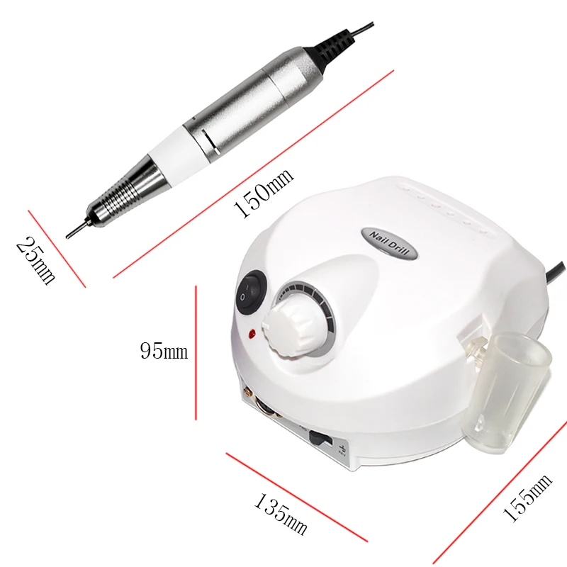 Электрический сверлильный станок для ногтей 35000 об/мин, аппарат для маникюра, педикюра, сверлильный станок, аксессуары для ногтей, фреза для дизайна ногтей