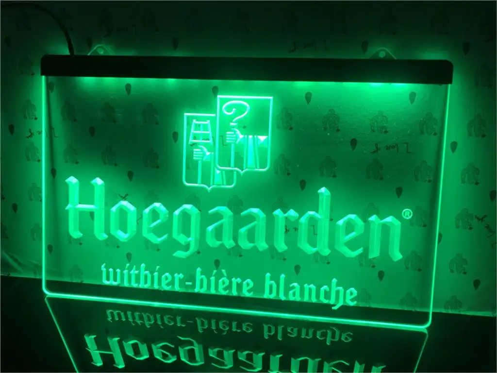 A173-Hoegaarden Бельгия пивной бар светодиодный светильник знак