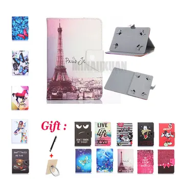 

Universal 10.1 inch Pu Leather Case Cover for Digma Plane 1524 3G PS1136MG 1550S 3G PS1163MG 1551S PS1164ML 10.1" Tablet + Gifts