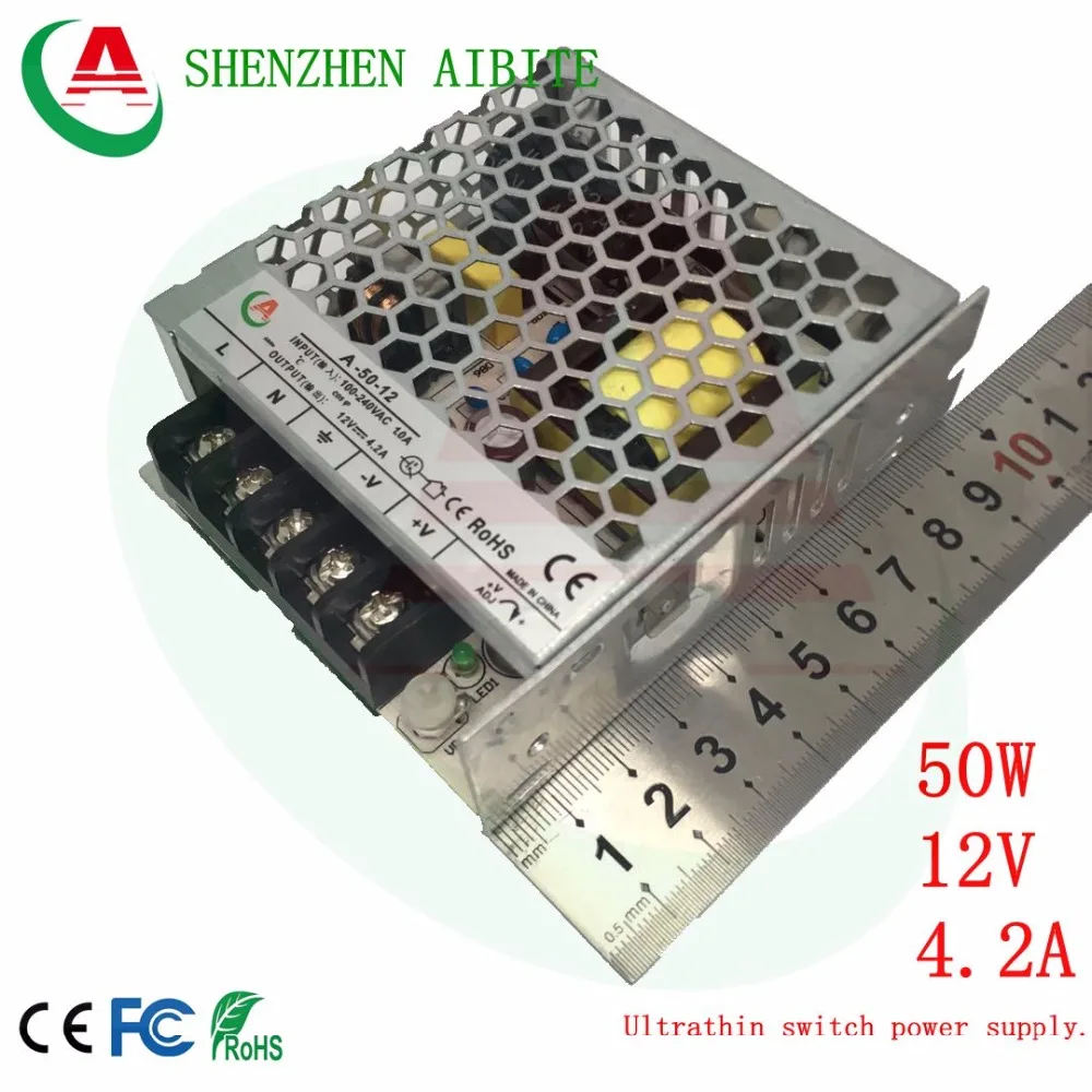 Ultrathin 12V 4.2A Power Supply 50w Led Driver 12v Indoor switch power supply 220V | Обустройство дома