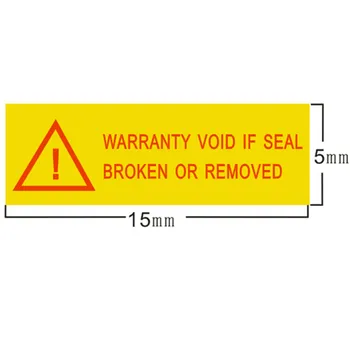 

1000pcs/lot "Warranty void if seal broken or removed "sealing label, sticker void if tampered 1.5*0.5cm free shipping