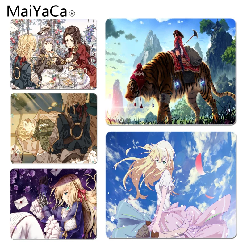 

MaiYaCa Violet Evergarden Silicone Pad to Mouse Game Size for 180*220*2mm Gaming Mousepads