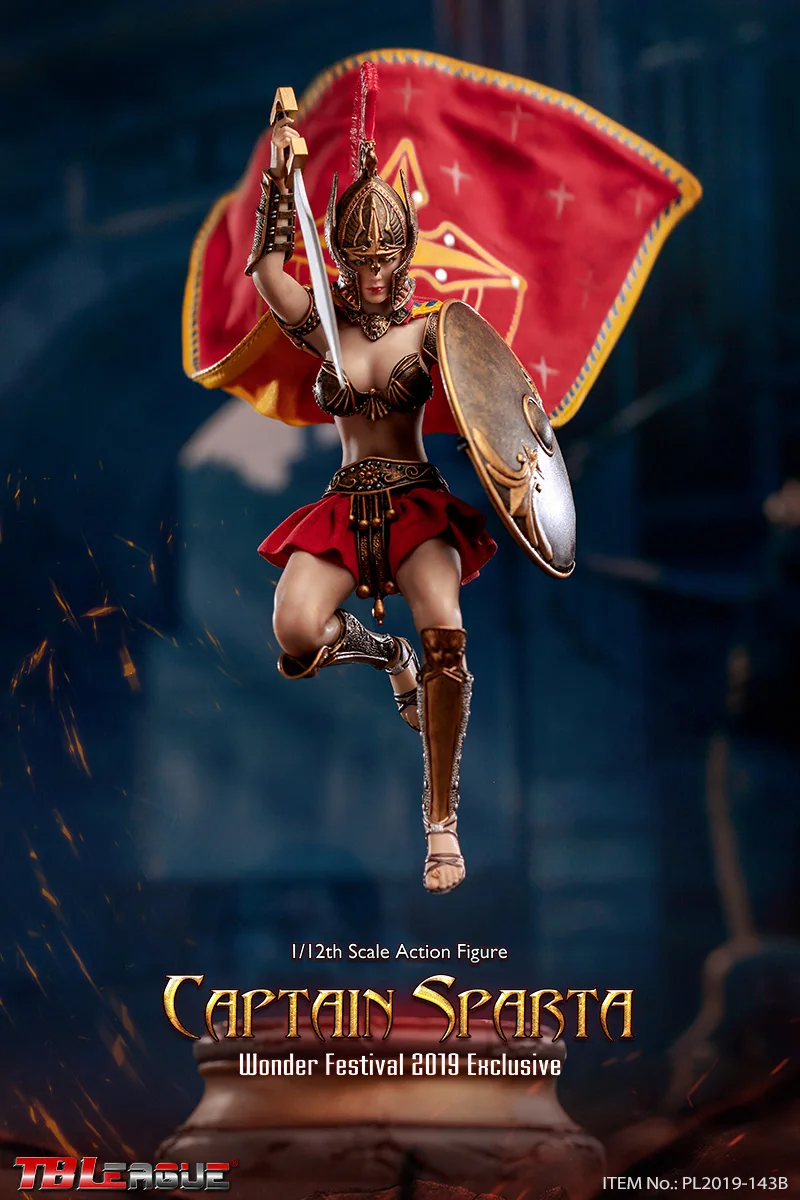 TBLeague 1/12 весы женский Римский Воин капитан Спарта женский солдат фигурка полный набор кукла для коллекции funs
