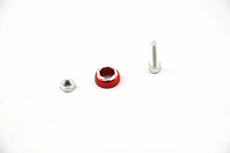 4 шт. винты для рамки номерного знака автомобиля грузовика красный|screw m7|screw ringscrew