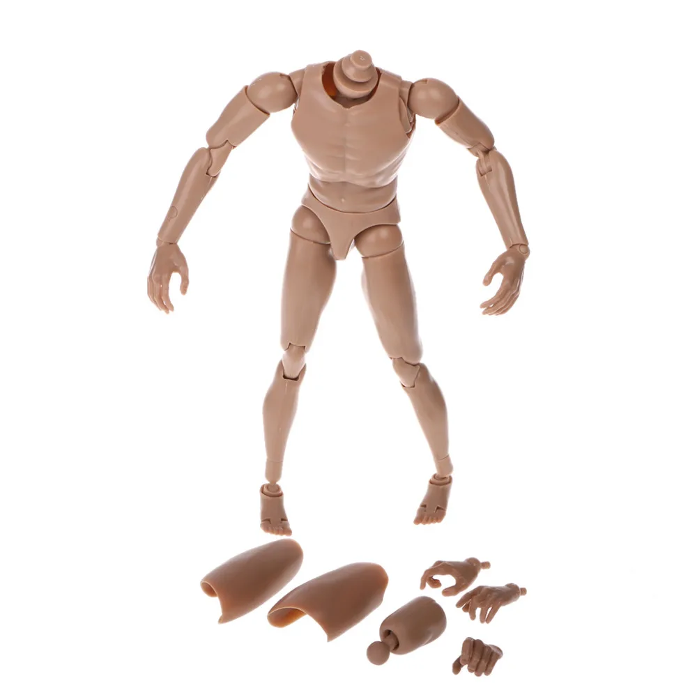 

1:6 Scale Action Figure Nude Male Body Narrow Shoulder Fit HOT Toys TTM18/TTM19