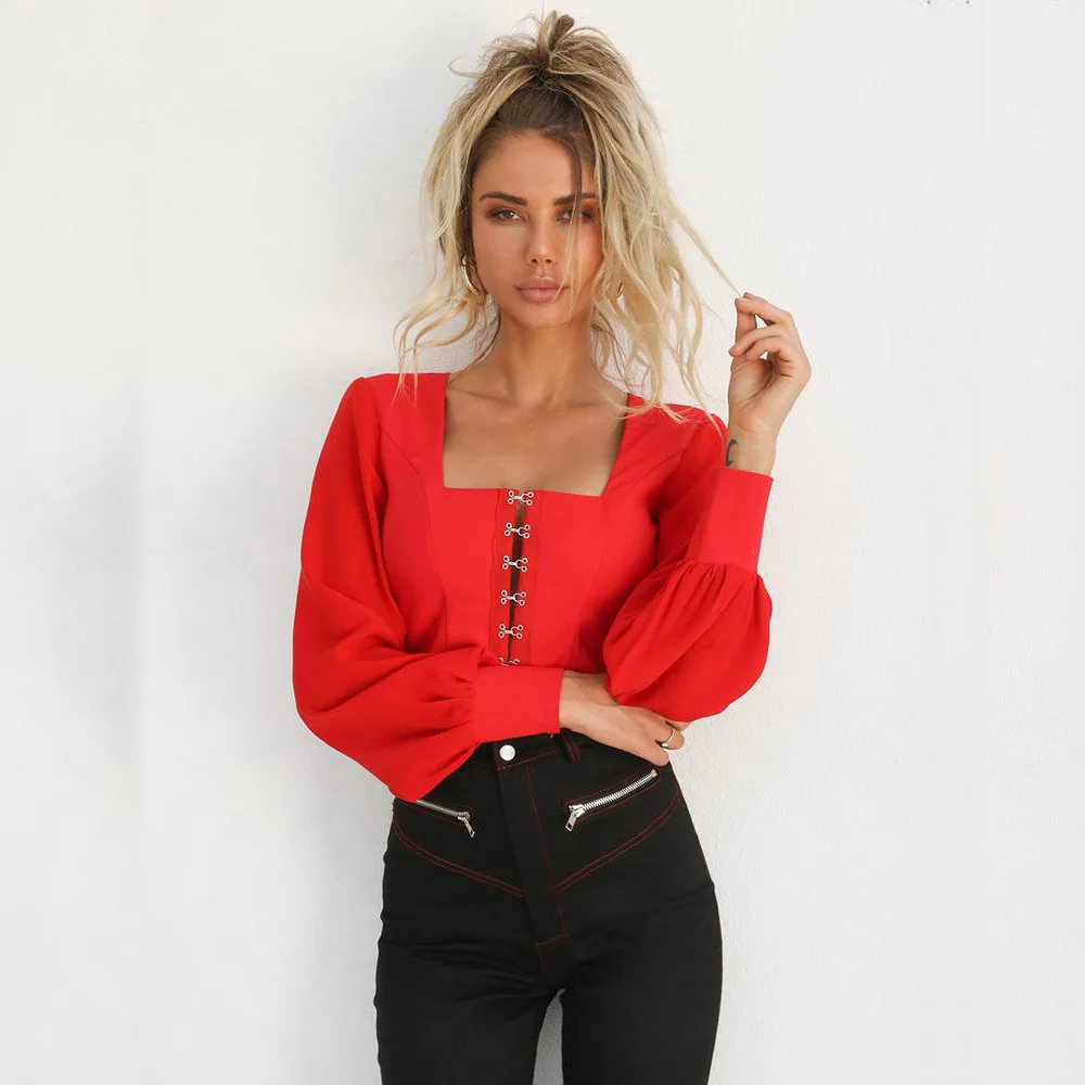 Spring and summer new style Sexy women's chiffon top with open back straps European and American explosions