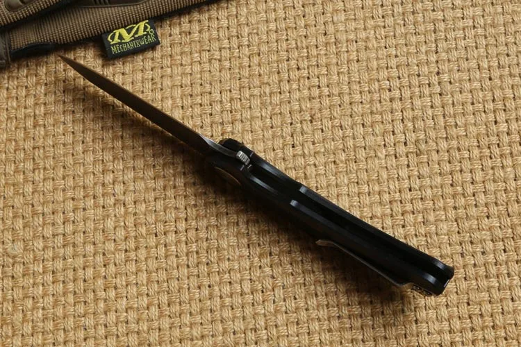 Складной нож STEDEMON BG01 Flipper клинок 12C27 KVT с шариковым подшипником рукоятка G10 для