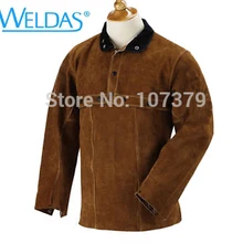 Сплит коровья кожа фартук для сварщика огнестойкая коровья кожа сварочные куртки огнестойкая кожаная накидка с нагрудником