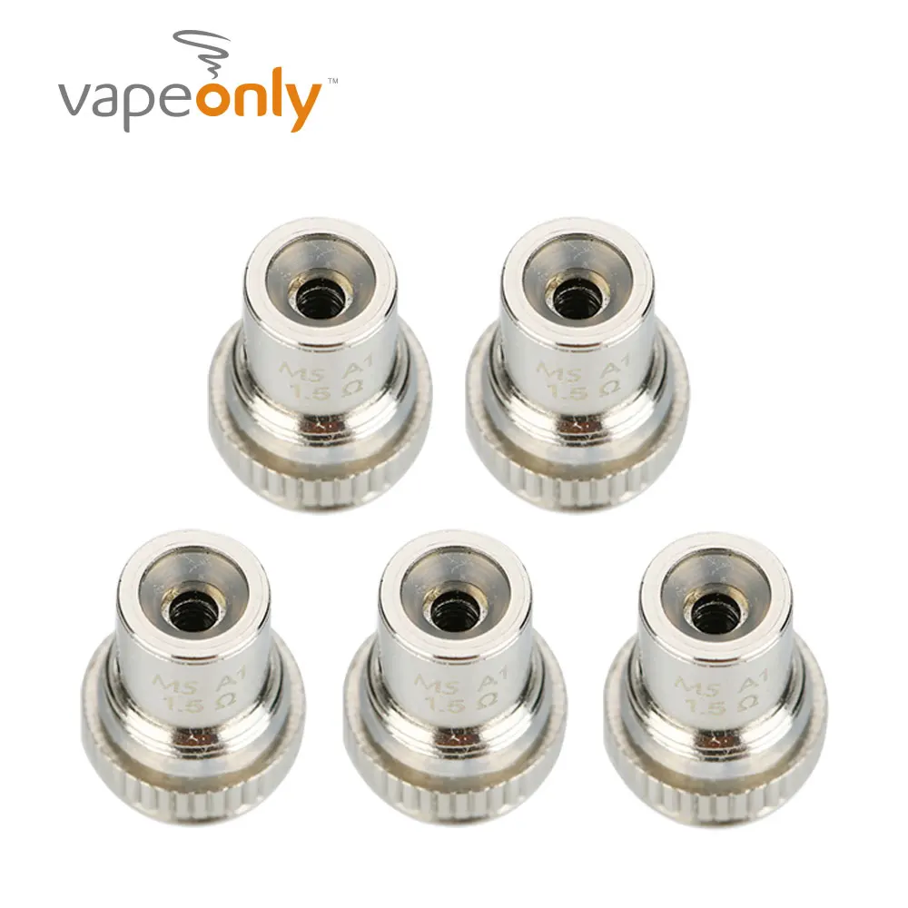 

Original 5pcs VapeOnly MS Coil for Malle S 1.5ohm Coil Head Intense Taste Easy To Replace for Malle S Atomizer E-cigarette Coil