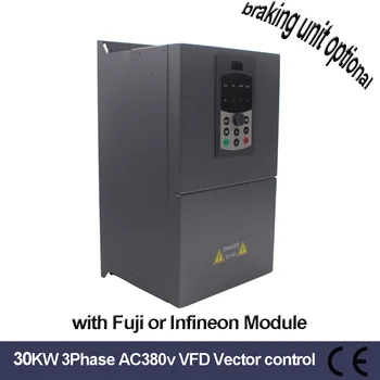 

China VFD 380V 30KW Vector Frequency Inverter of Triple 3Phase 60A Vector control 30KW VFD for 30KW motor
