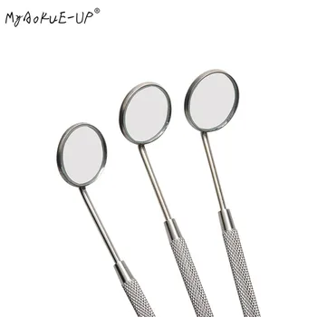 

3pcs Checking Mirror Eyelash Extension Dental Mirror Instrument Mouth Applying Teeth Tooth Clean Oral Tools