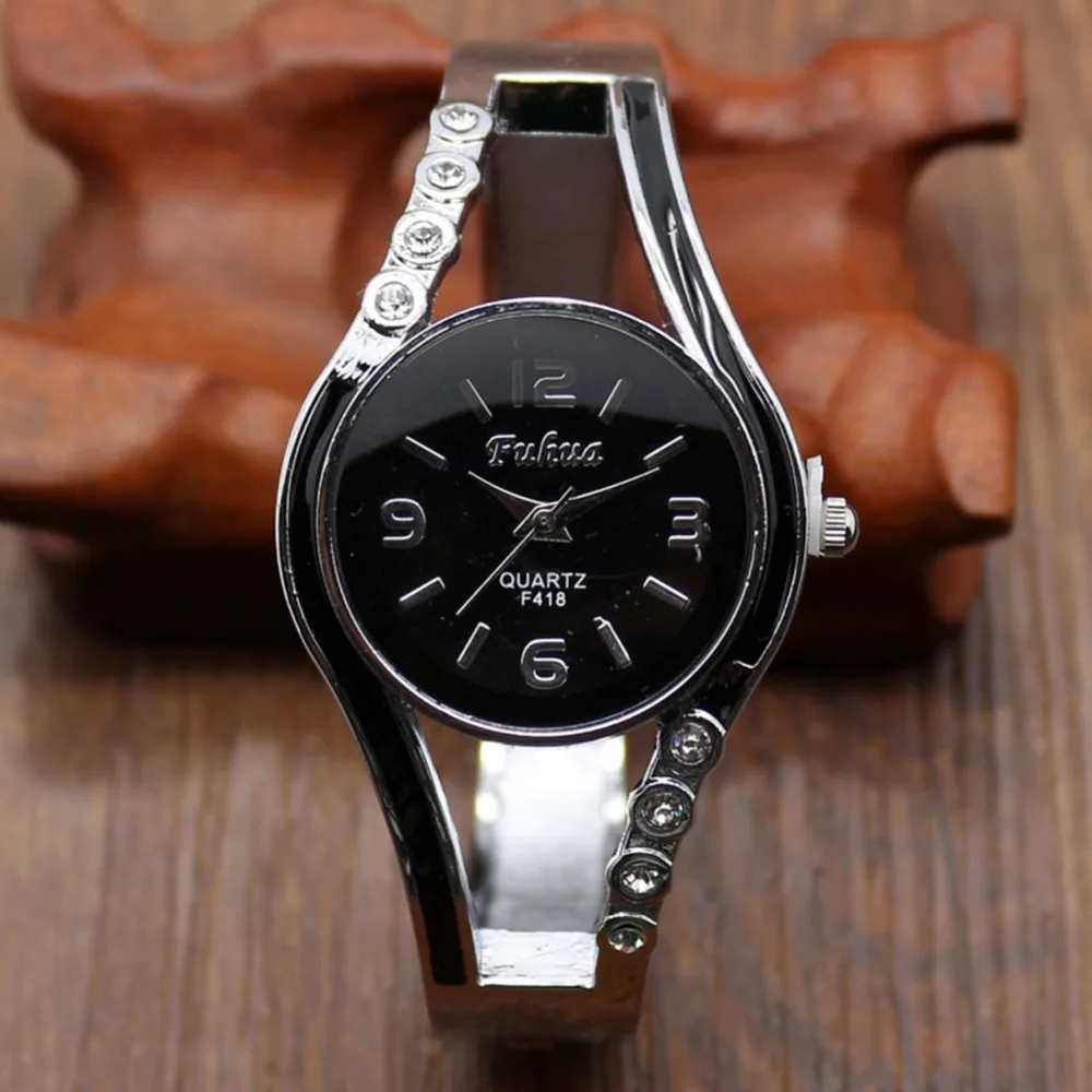

Top Band Luxury Women Dress Bangle Watch Stainless Steel Bracelet Fashion Lady Wrist Watches Best Gift for Female Quartz Watch