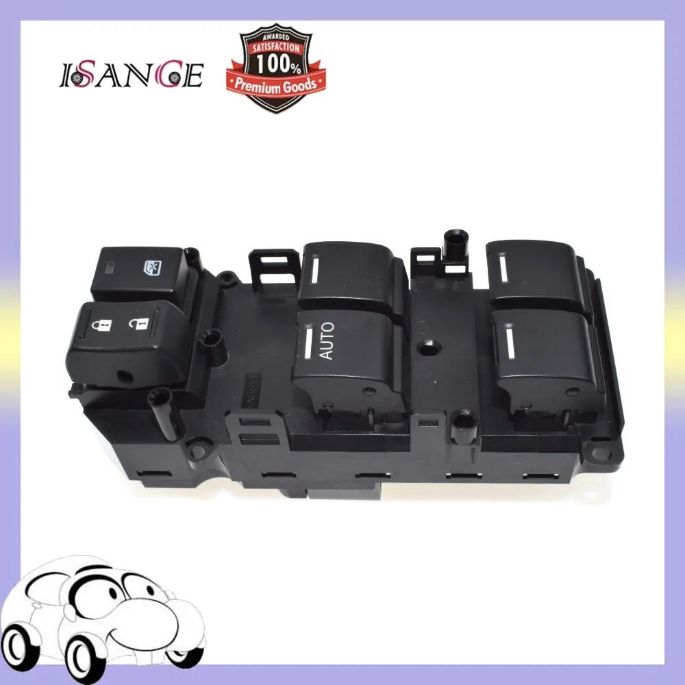 ISANCE Front Door Master Power Window Switch For Honda Accord 2008 2011