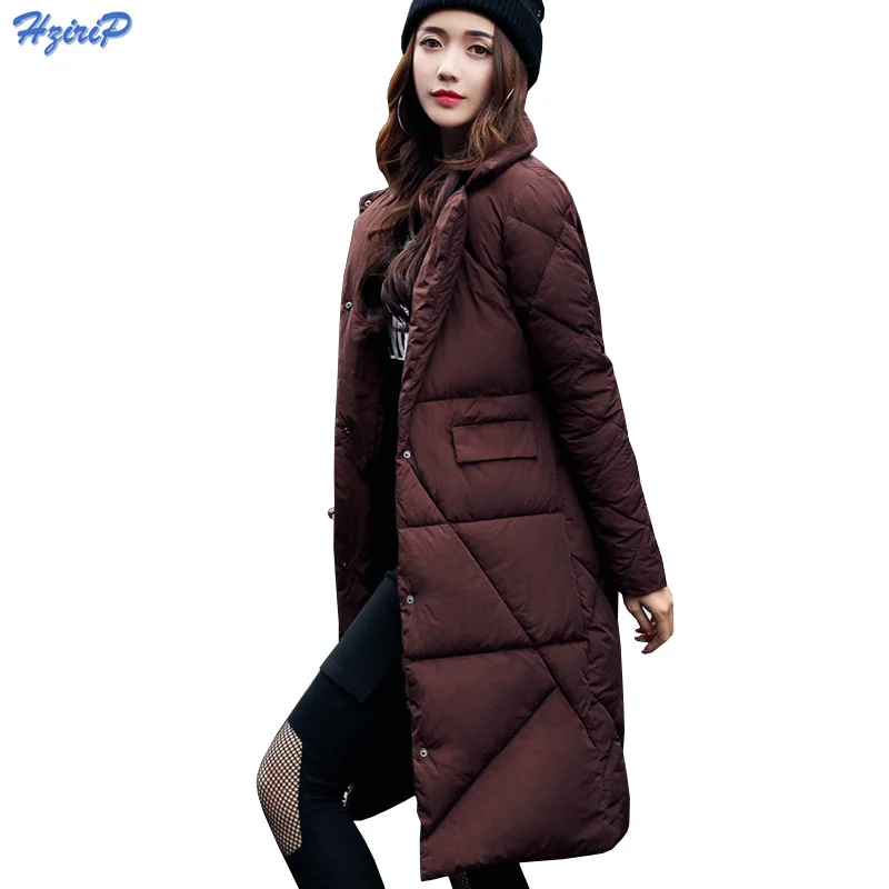 HziriP 2017 Winter Coat Women Cotton Padded Jacket Suit