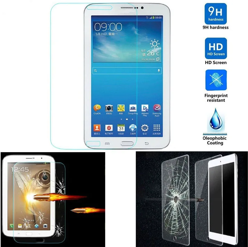Tempered Glass Screen Protector Film For Samsung Galaxy Tab 3 7.0" SM