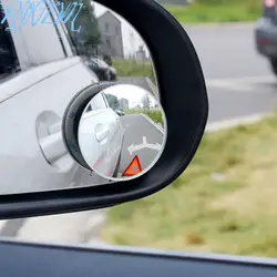 2шт автомобиль 360 градусов широкий угол небольшое круглое зеркало заднего вида Зеркало для KIA Rio K2 K3 K4 K5 KX3 KX5 Cerato, Soul, Forte, Sportage R